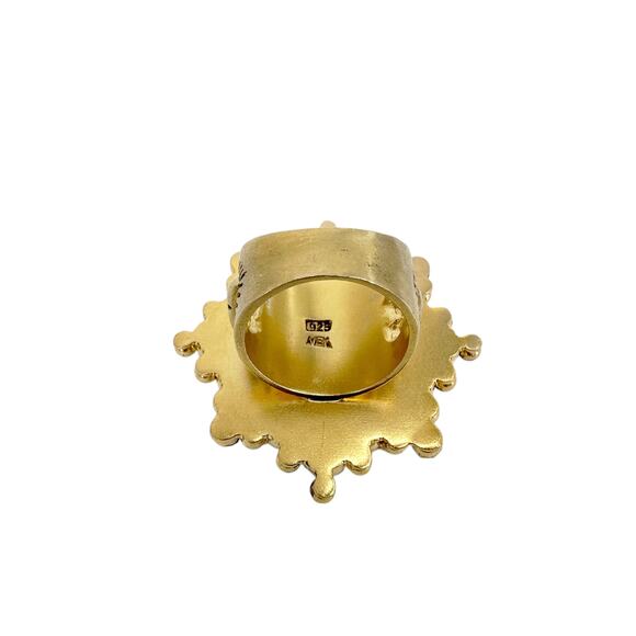 VIRGINS SAINTS & ANGELS VSA Cloister San Benito Ring Gold Size 6 - Picture 7 of 8